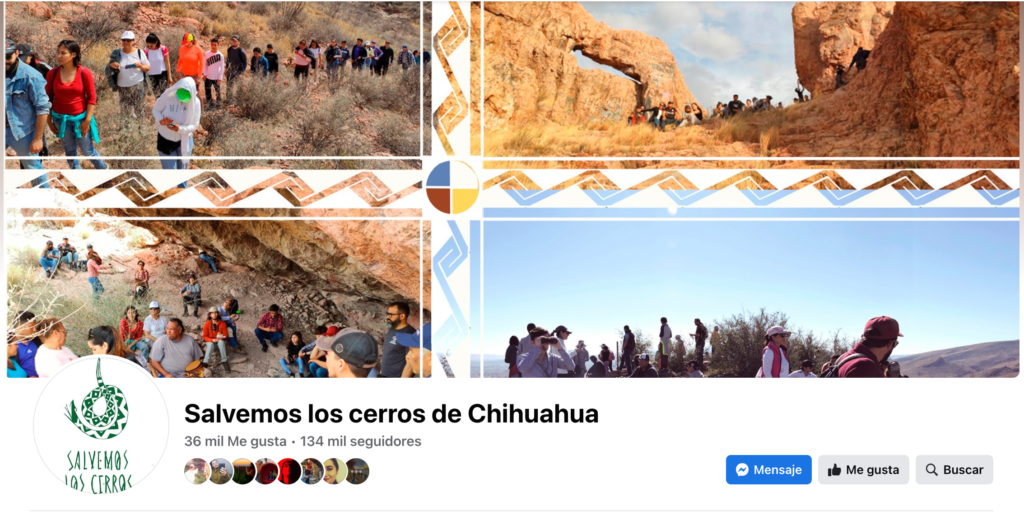 Salvaemos los Cerros de Chihuahua, comunidades digitales de Chihuahua