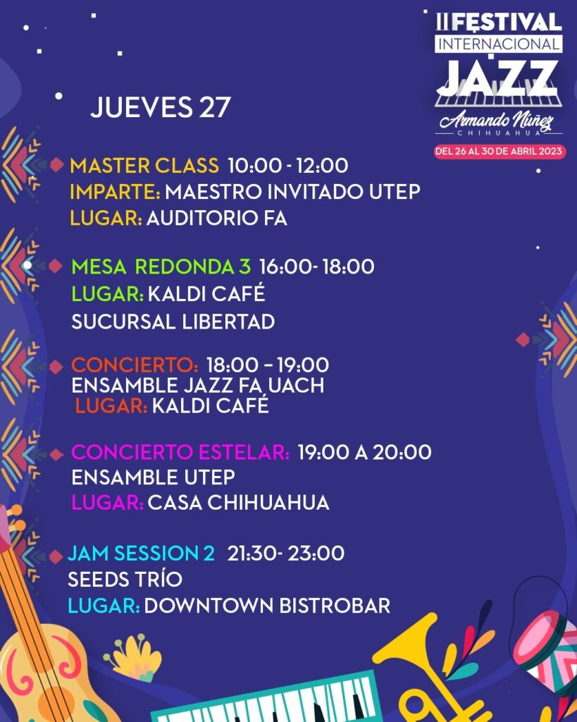 Festival Internacional de Jazz Armando Nuñez Jueves
