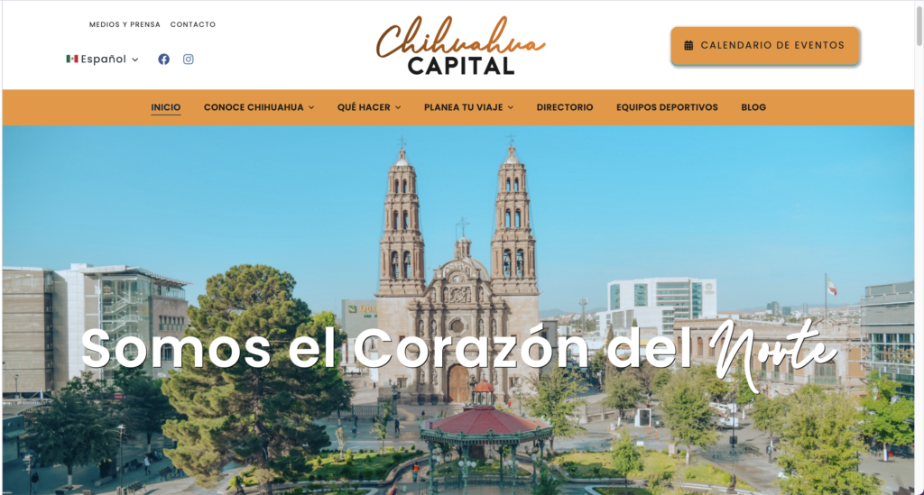 Nuevo portal Visita Chihuahua Capital