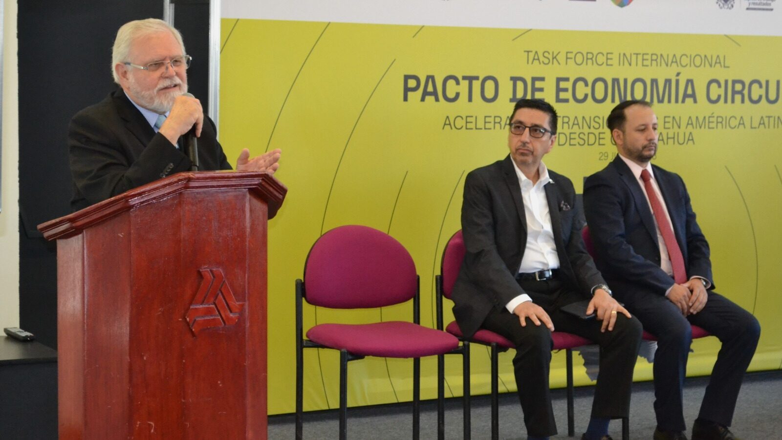 Avelino Vicentelo, coordinador Europeo de RED LAGOC, en el Pacto de Economía Circular "Acelerando Transiciones en América Latina desde Chihuahua"