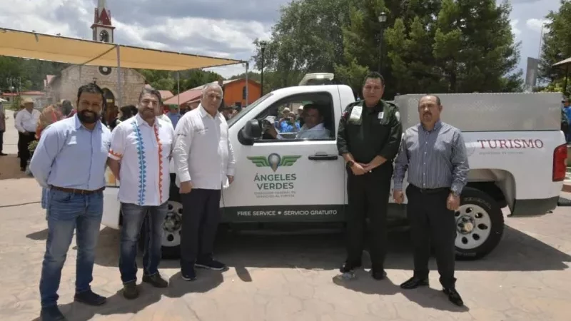 Se entregaron nuevas unidades a los Ángeles Verdes. | FOTO: Gobierno del Estado de Chihuahua