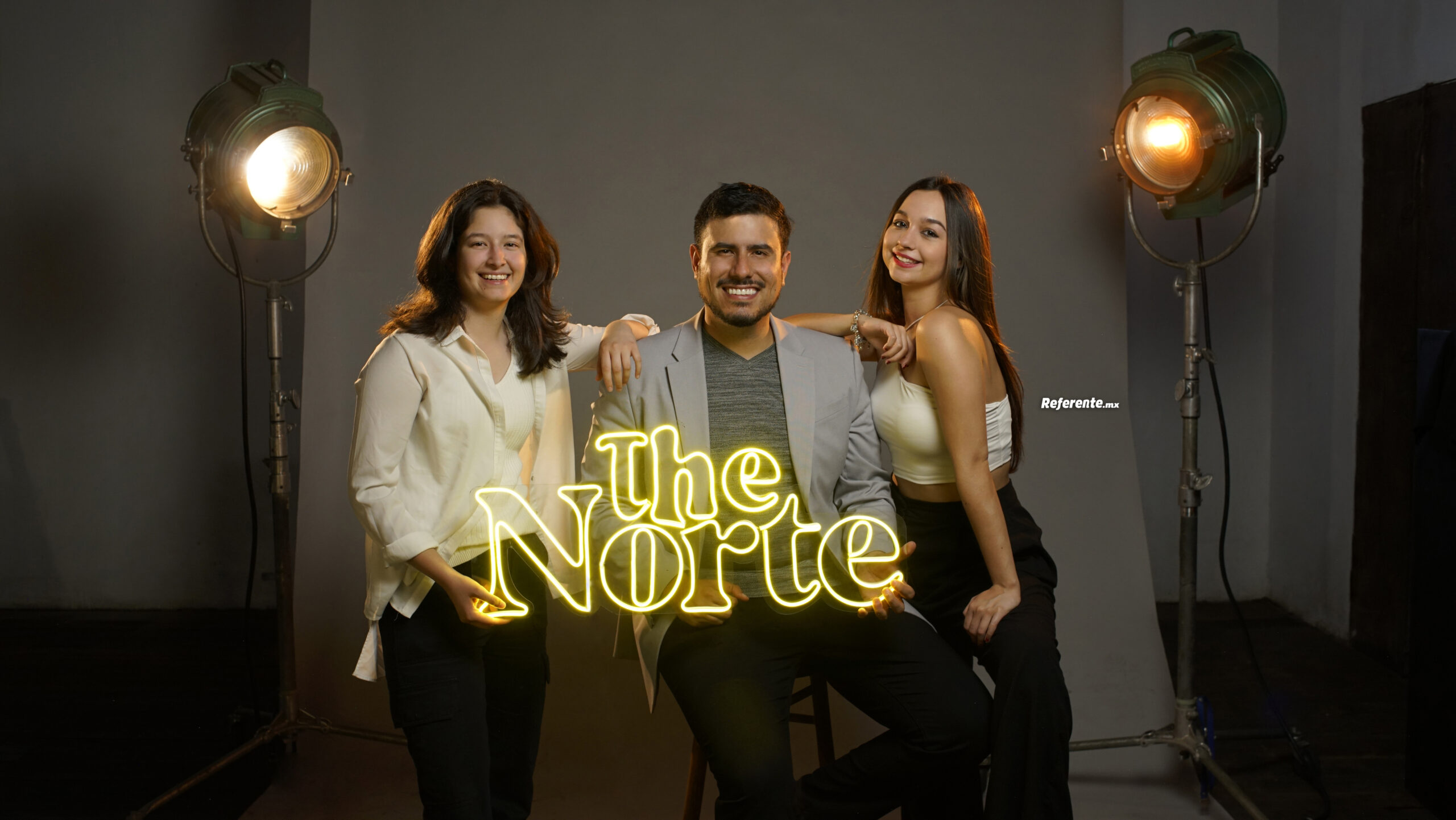 Portada del podcast The Norte, que explora el ecosistema startup en Chihuahua, destacando historias de éxito, innovación y emprendimiento en la región.