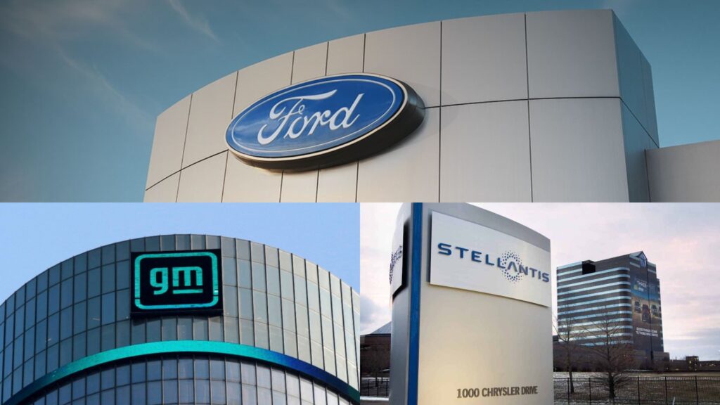 Ford, GM y Stellantis, también conocidas como las "Tres Grandes" son quienes tienen que responder ante las peticiones del sindicato UAW.