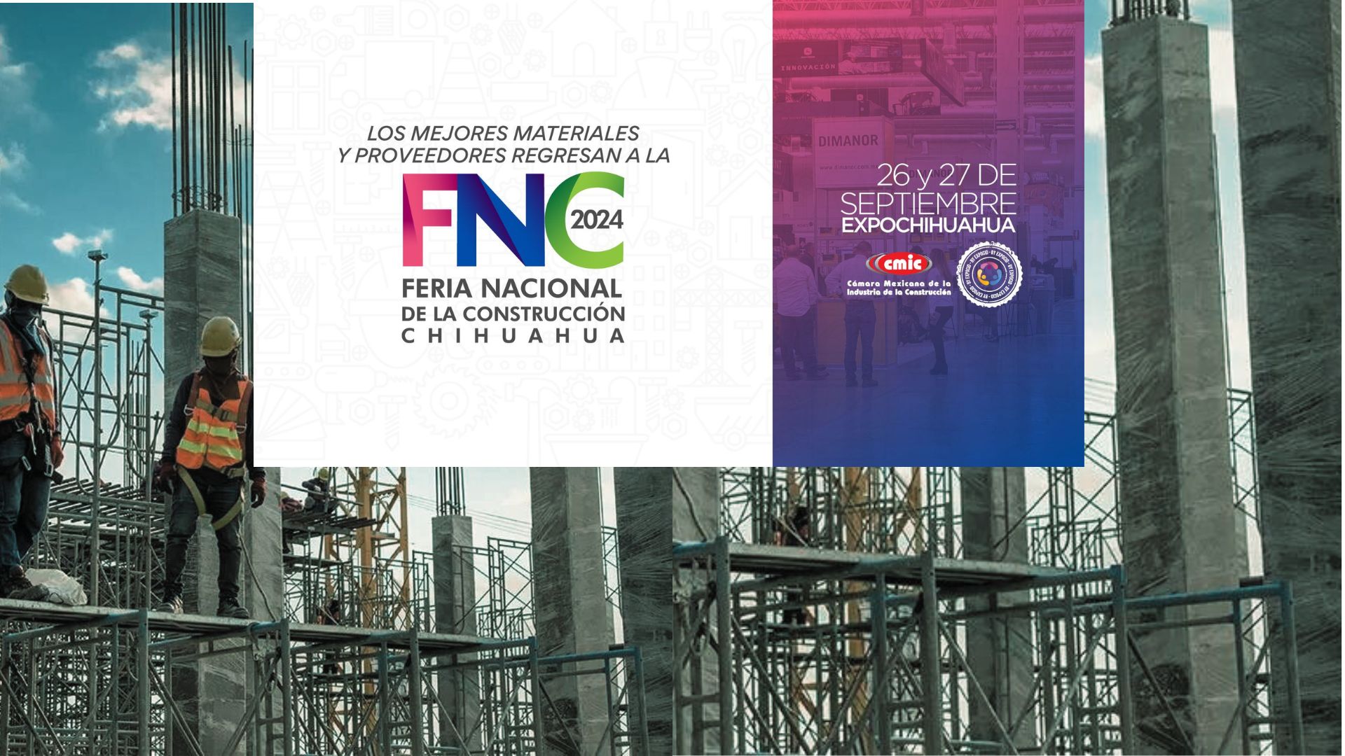 Feria Nacional de la Construcción Chihuahua 2024 Feria Nacional de la Construcción Chihuahua 2024 en ExpoChihuahua, con exposiciones, networking y foros de sustentabilidad y nearshoring para profesionales y estudiantes.