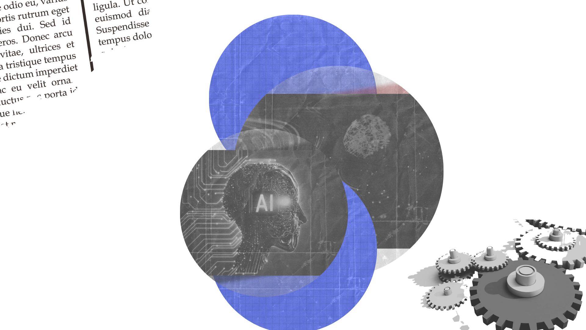 Ilustración del avance de la inteligencia artificial, mostrando cómo la tecnología transforma industrias y plantea preguntas sobre el futuro de la humanidad.