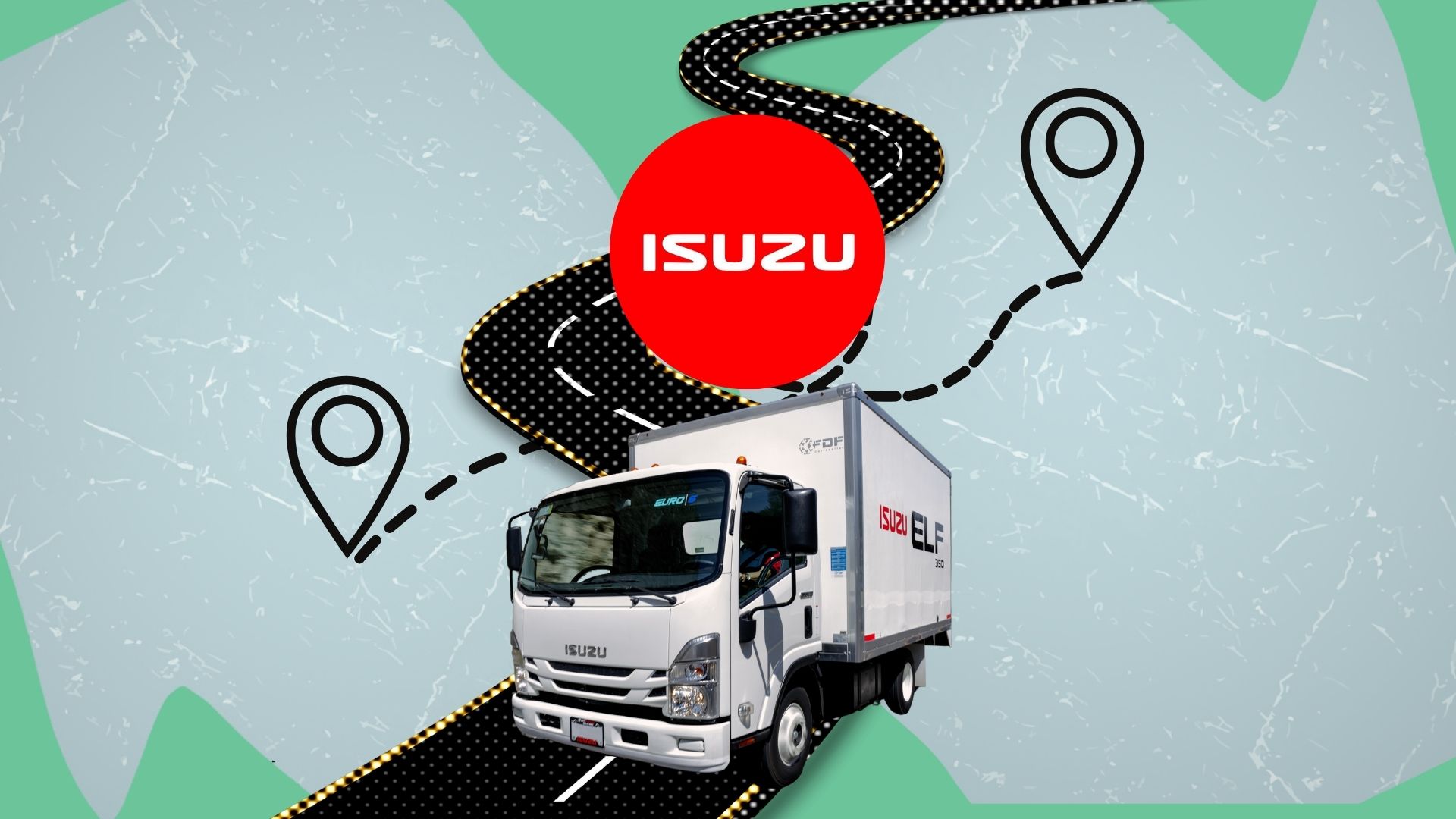 Isuzu ELF 350, vehículo diseñado para transporte urbano eficiente y sustentable, con tecnología Euro VI, ideal para empresarios y emprendedores en México.