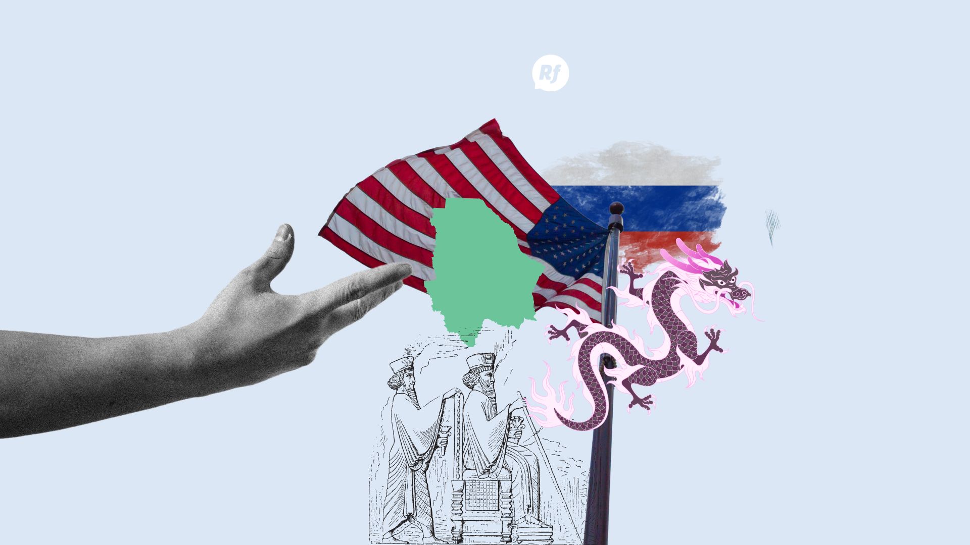 México: eje estratégico en la geopolítica de Norteamérica Mapa geopolítico de Norteamérica con México al centro, destacando su papel estratégico frente a potencias como China, Rusia e Irán.