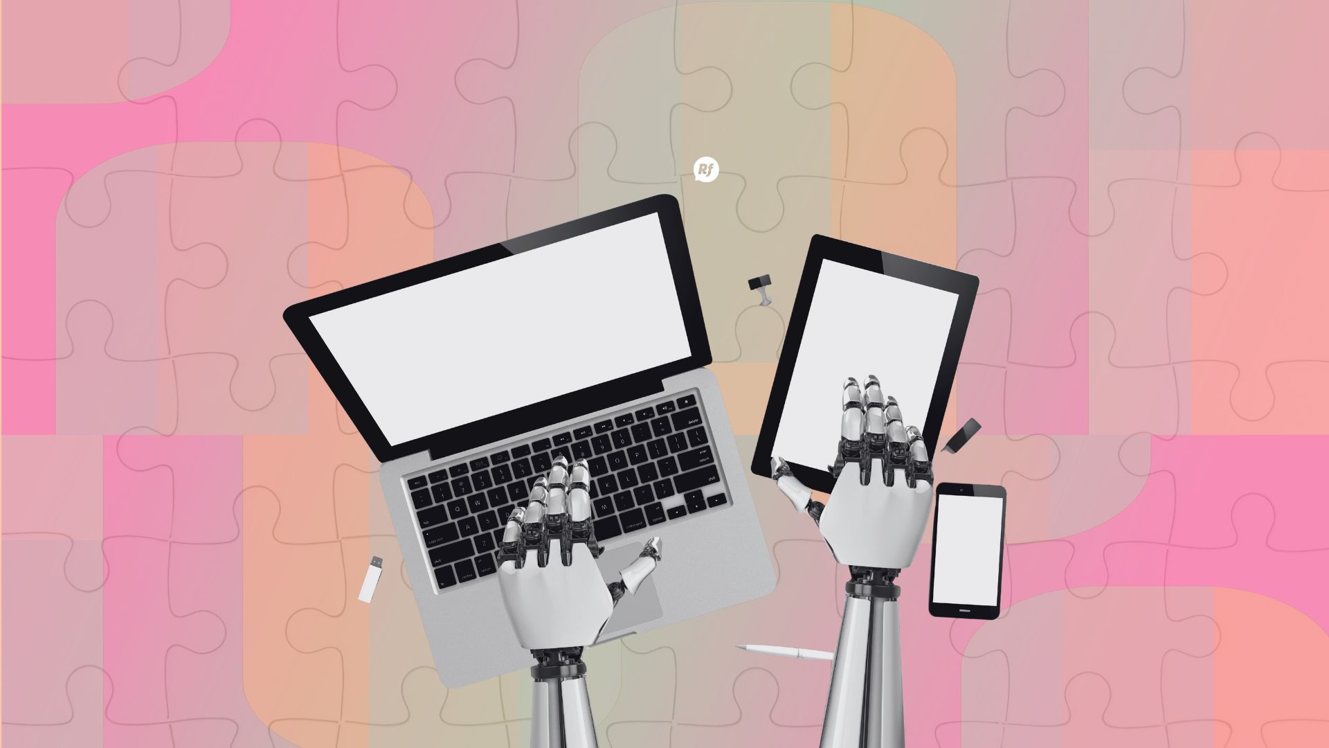 Agentes de IA transformando el futuro del software empresarial Representación conceptual de agentes de inteligencia artificial trabajando en tareas automatizadas, conectando plataformas y simplificando procesos sin interfaces.