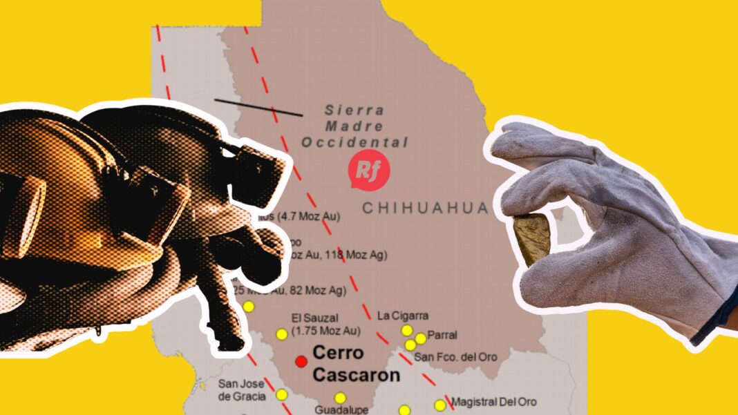 Vista de mina en Chihuahua, destacando su liderazgo nacional en producción de oro, plata, plomo y zinc, clave para la economía regional.
