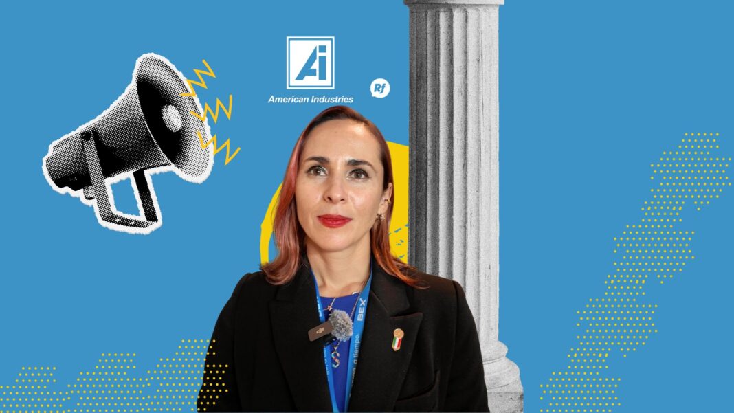 Sandra Malottky, Business Development Manager en American Industries, destaca el liderazgo femenino y el papel de Chihuahua en sectores automotriz y aeroespacial.