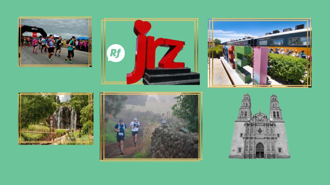 Collage de imágenes de Chihuahua mostrando paisajes naturales, cultura, turismo de aventura y proyectos sostenibles que destacan al estado a nivel nacional.