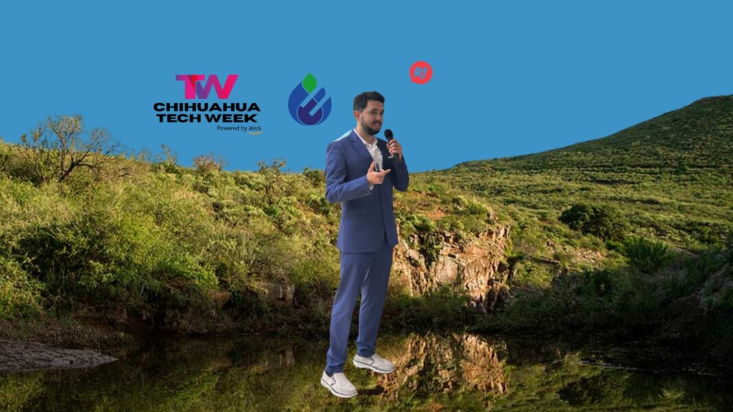 Mapa de cuencas y acuíferos en Chihuahua mostrando áreas sobreexplotadas y la importancia de estrategias regenerativas para la conservación del agua.