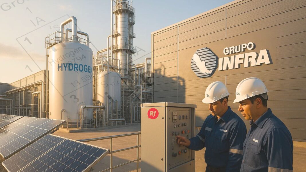 Inauguración de la planta de hidrógeno limpio de Grupo Infra en Querétaro, una inversión de $100 millones con potencial de desarrollo industrial en Chihuahua.