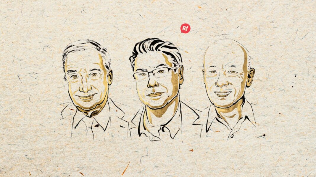 Joel Mokyr, Philippe Aghion y Peter Howitt, ganadores del Nobel de Economía 2025, representan innovación y crecimiento económico sostenible aplicable a Chihuahua.