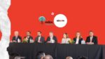 Inauguración de la planta de Aircom México en Chihuahua con autoridades y directivos de Index Chihuahua y Autocluster, fortaleciendo la industria automotriz.
