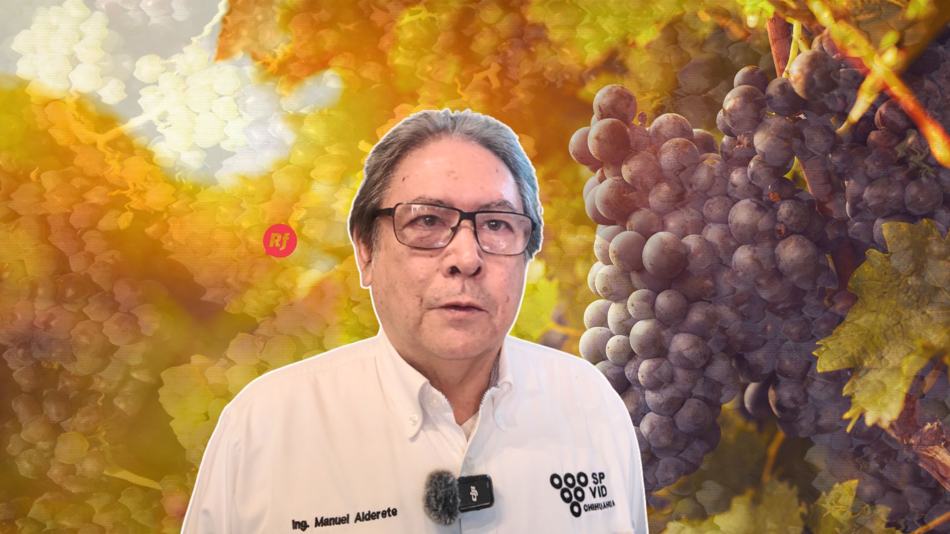 Manuel Alderete impulsando el crecimiento del vino de Chihuahua Manuel Alderete, productor de Bodega San Jerónimo, durante el impulso del vino de Chihuahua y el crecimiento de la industria vitivinícola en el estado.