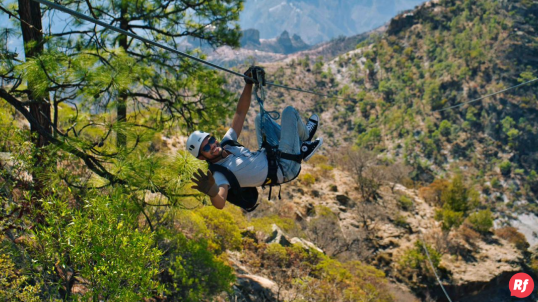 Personas conviviendo y haciendo ejercicio en el Parque Barrancas en Chihuahua