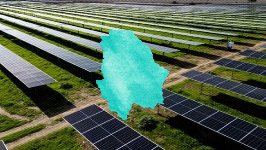 Mapa del estado de Chihuahua como símbolo del desarrollo de proyectos sustentables y energías limpias