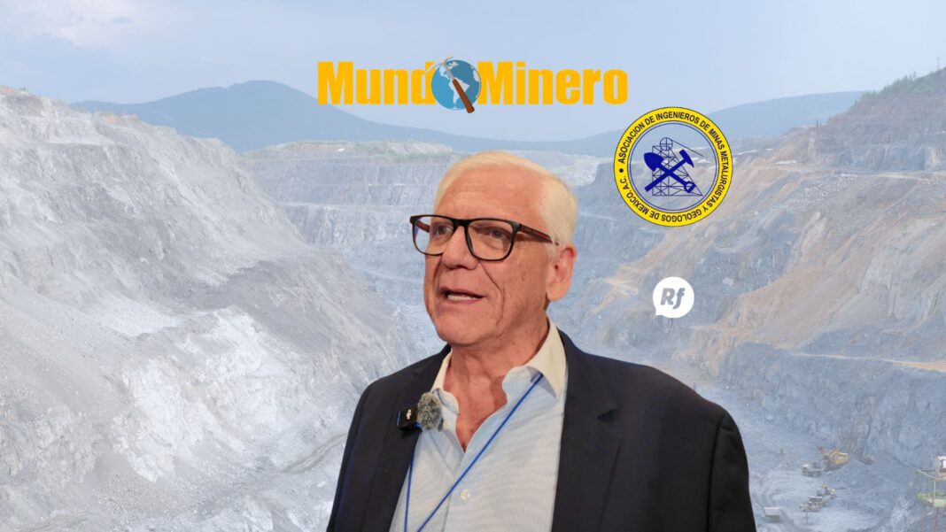 Ingeniero Alberto López Santoyo durante entrevista en la Conferencia Internacional de Minería CUU 2026 sobre liderazgo y sustentabilidad en el sector minero en Chihuahua.