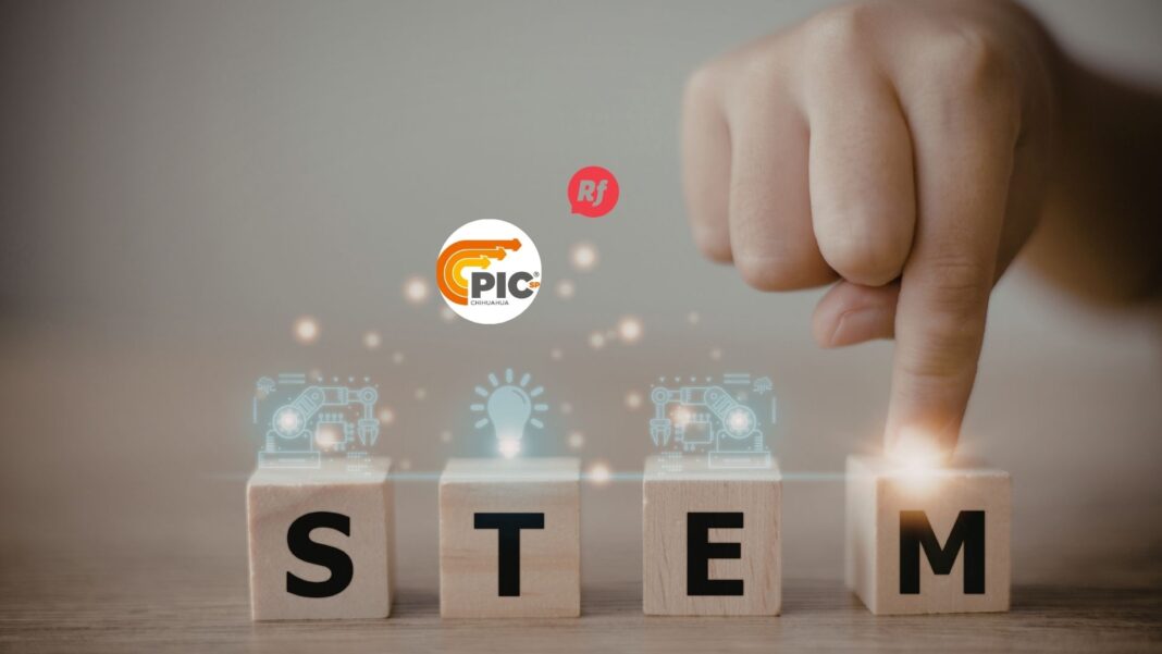 Estudiantes trabajando en laboratorio tecnológico en áreas STEM con enfoque en ciencia e ingeniería