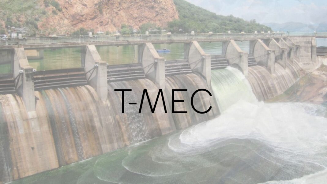 Presa en México relacionada con el Tratado del Agua y el impacto del T-MEC en la relación con Estados Unidos