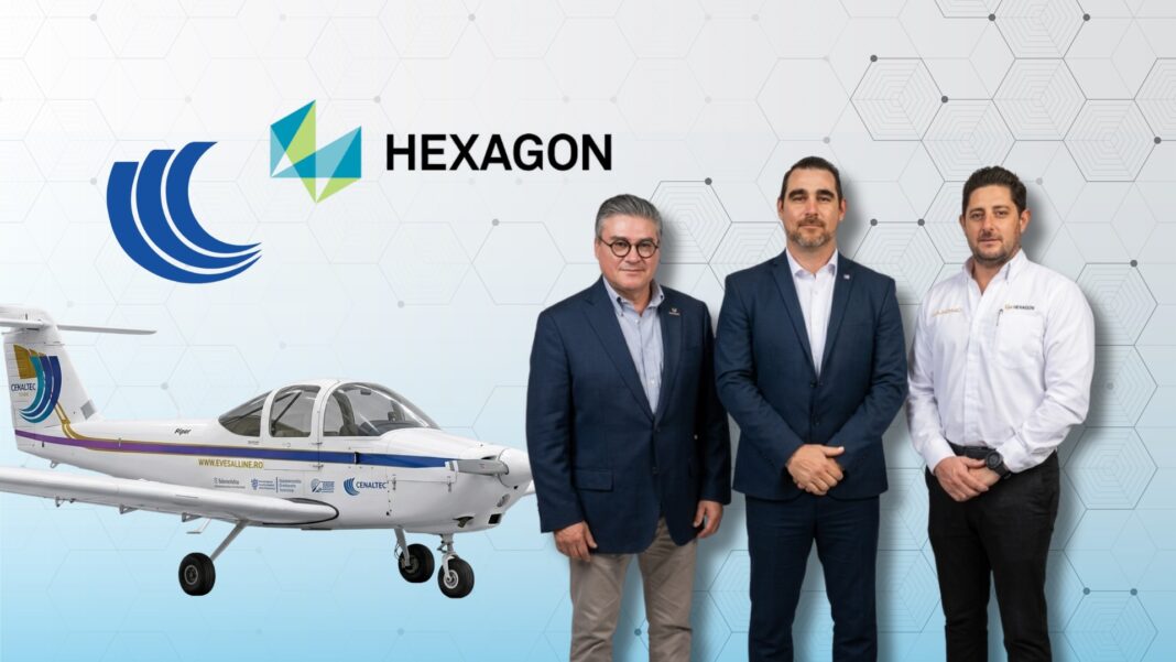 Demostración de escaneo 3D de una avioneta durante el TechDay Chihuahua con tecnología avanzada de medición industrial.