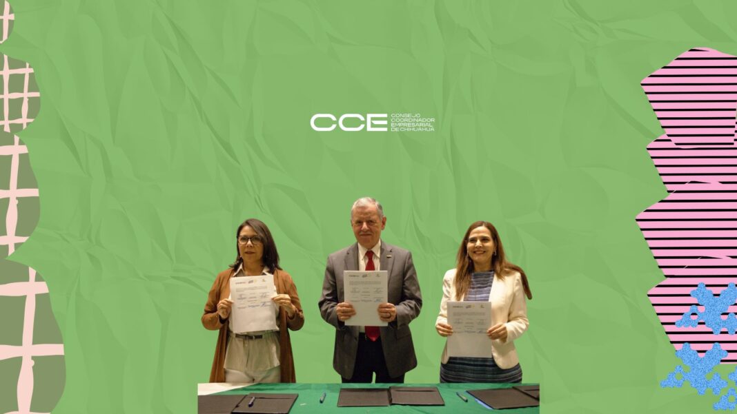 Leopoldo Mares Delgado durante la Asamblea Anual Ordinaria del CCE Chihuahua, donde fue ratificado como presidente del organismo empresarial.