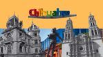 Vista urbana de Chihuahua acompañada de conceptos de inteligencia artificial, innovación y administración pública moderna para mejorar servicios y movilidad.