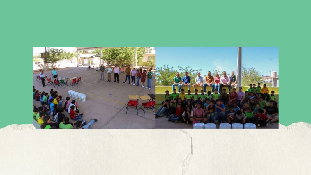 Legislador entrega pintura en primaria de Meoqui Diputado entrega pintura a escuela primaria en la comunidad de Lázaro Cárdenas, Meoqui, como parte de acciones para mejorar la infraestructura educativa.