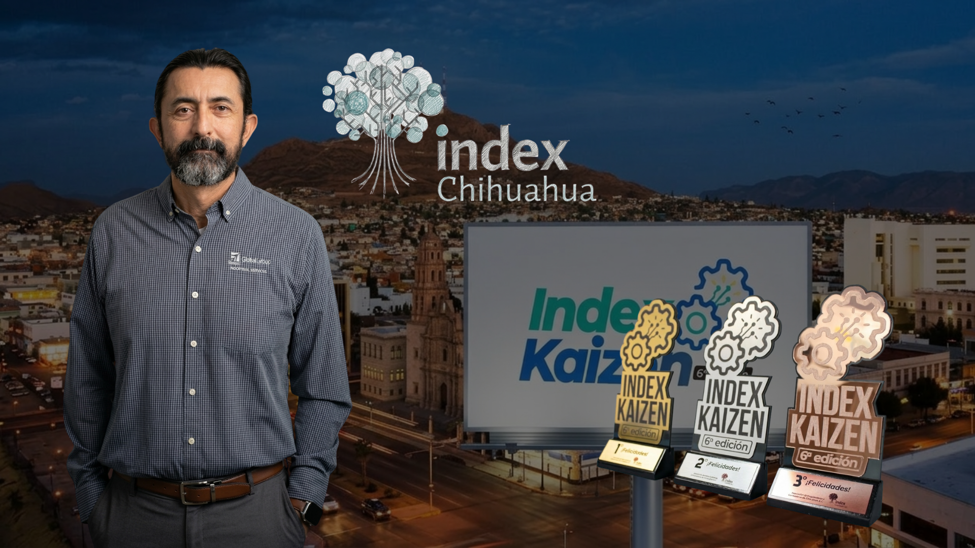 INDEX Chihuahua fortalece el talento para la industria José Núñez Leos, director del Comité de Recursos Humanos y Vinculación Educativa de INDEX Chihuahua, durante una entrevista sobre desarrollo de talento, educación e industria en el estado.