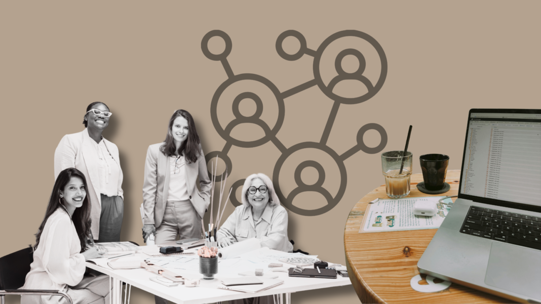 El nuevo networking: hacer negocios fuera de la oficina Empresarios y profesionistas conversan en una cafetería durante una reunión informal de networking y generación de contactos.
