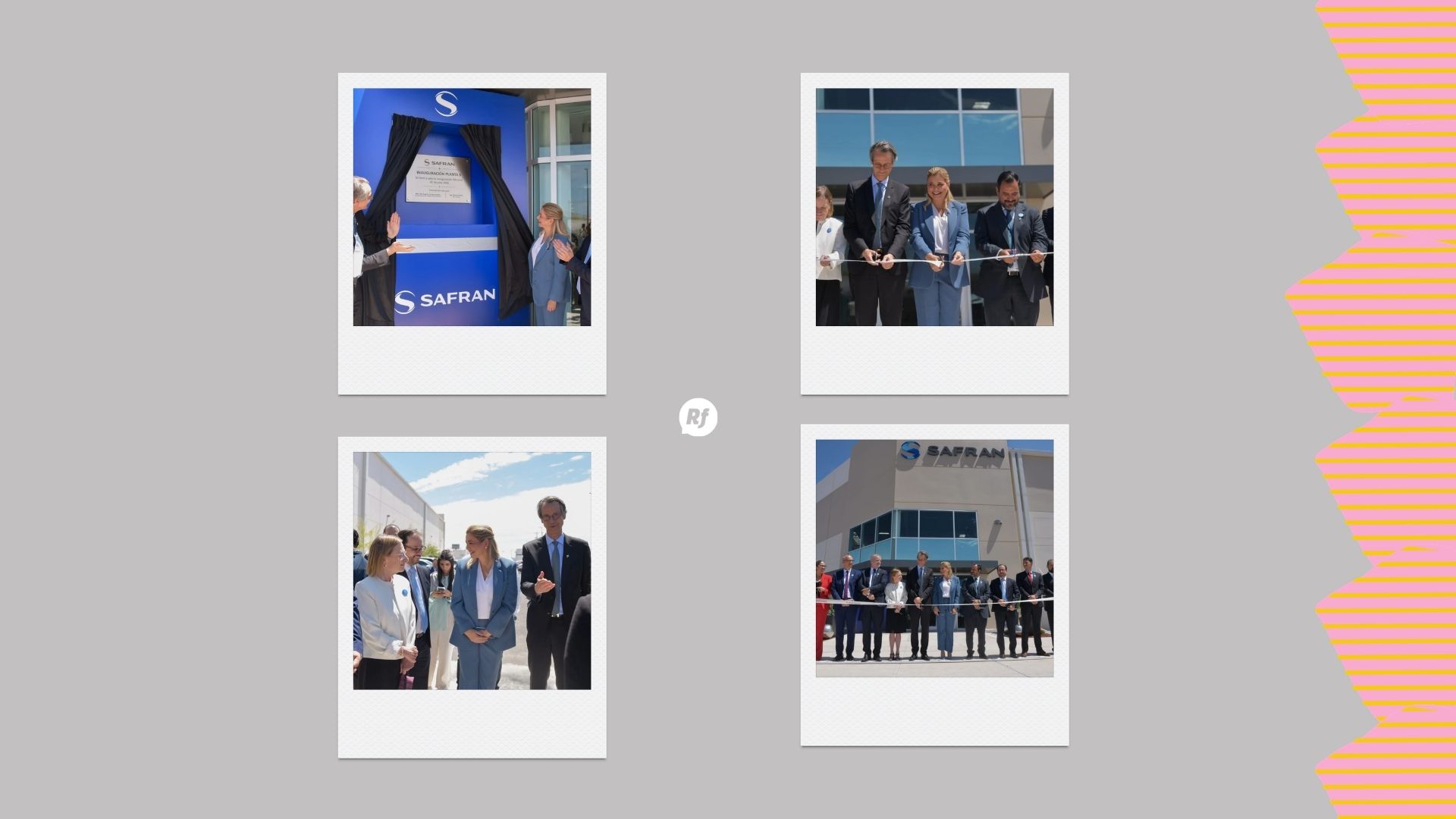 Maru Campos y Safran inauguran nueva planta aeroespacial en Chihuahua Gobernadora Maru Campos y directivos de Safran durante la inauguración de la quinta planta de Safran Electrical & Power ISA en Chihuahua, una inversión de 7.4 millones de dólares que generará más de 800 empleos en la industria aeroespacial.