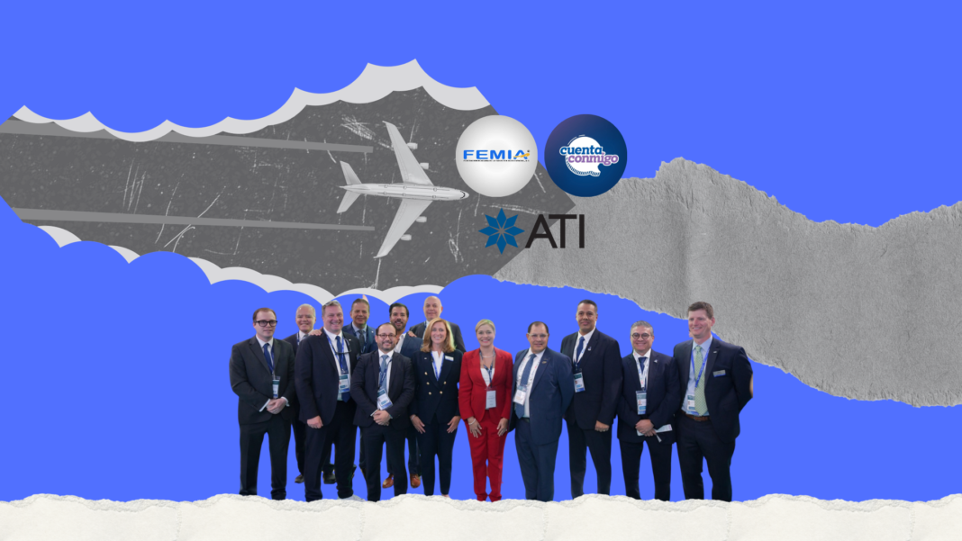 Farnborough 2026: ATI invertirá 80 MDD para fortalecer industria aeroespacial chihuahuense La gobernadora Maru Campos y directivos de ATI anuncian una inversión de 80 millones de dólares durante la Feria Aeroespacial Farnborough 2026 en Inglaterra.