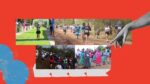 Corredores rarámuri cruzan la meta durante la carrera de 21 kilómetros del Ultra Maratón de los Cañones 2026 en Guachochi, Chihuahua.