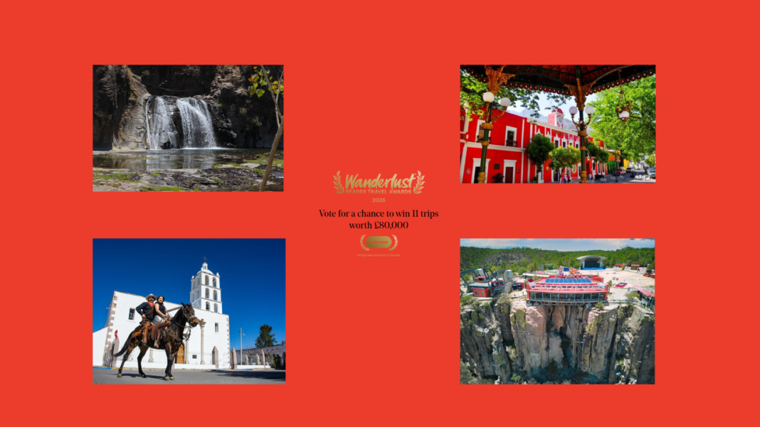 Paisaje de las Barrancas del Cobre, uno de los principales atractivos turísticos de Chihuahua, estado nominado como Región Más Deseada del Mundo en los Wanderlust Reader Travel Awards 2026.