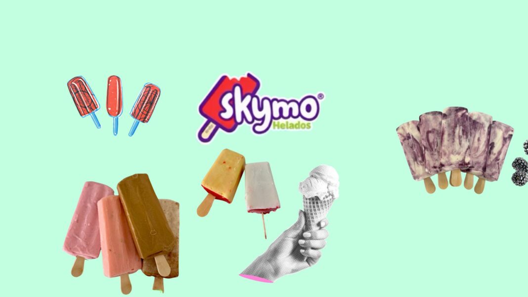 SkyMo: la paletería chihuahuense que impulsa el consumo local Sucursal de SkyMo Helados en Chihuahua, empresa local dedicada a la elaboración de paletas, nieves y bolis con producción propia y más de 170 productos.