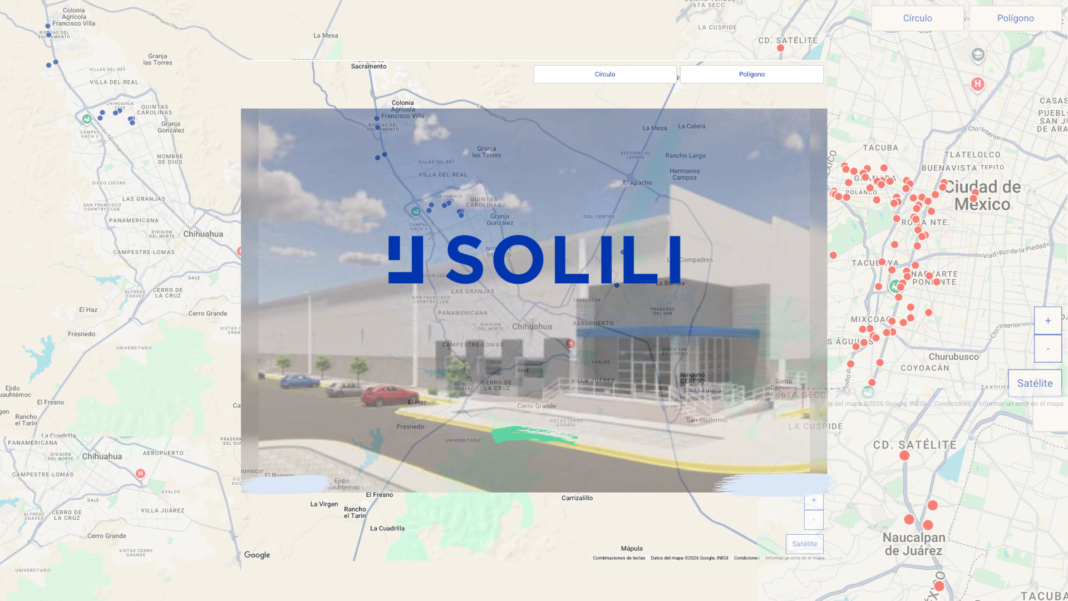 Mercado industrial mexicano supera 113 millones de metros cuadrados Gráficas del Reporte Industrial Nacional 2T 2026 de Solili que muestran la construcción industrial por mercado y los precios promedio de renta de naves industriales en México.