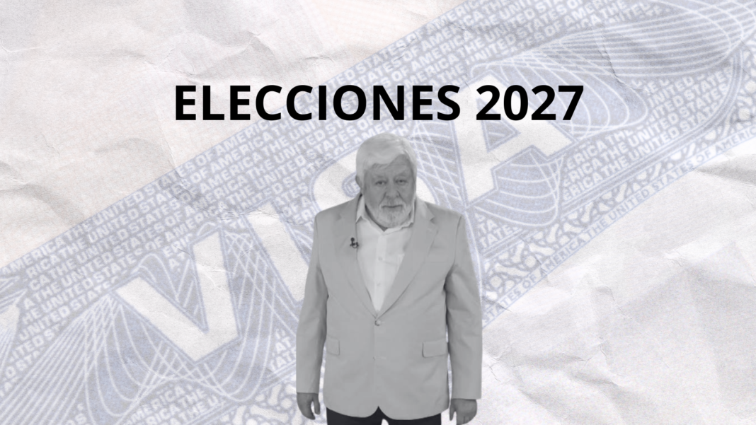 Generales, pantallas y visas: el poder se mueve Marco Bonilla durante su nombramiento como coordinador de Defensa de la Familia, Patria y Libertad del PAN en Chihuahua.