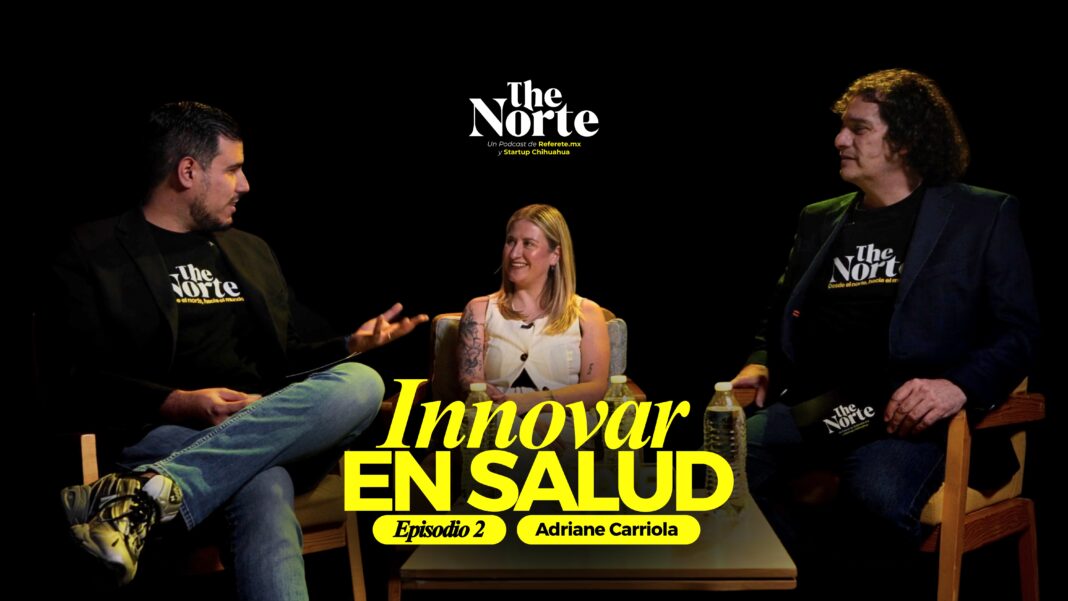 Adriane Carriola, fundadora de Maura, durante una conversación sobre salud hormonal, tecnología y emprendimiento en Chihuahua.