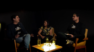 Claudia Ortega habla sobre innovación y emprendimiento durante el podcast The Norte en Chihuahua.