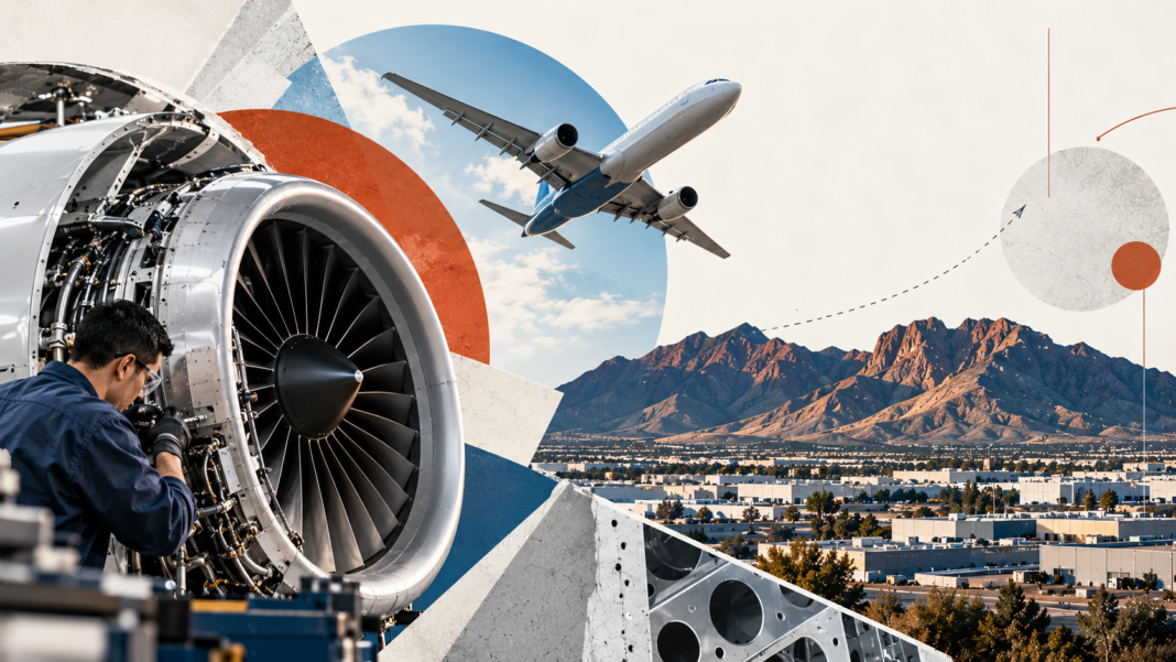 De 40 a más de 60: Chihuahua acelera en la industria aeroespacial Mario Enríquez, presidente del Clúster Aeroespacial de Chihuahua, durante la presentación del Automotive and Aerospace México Now 2026.