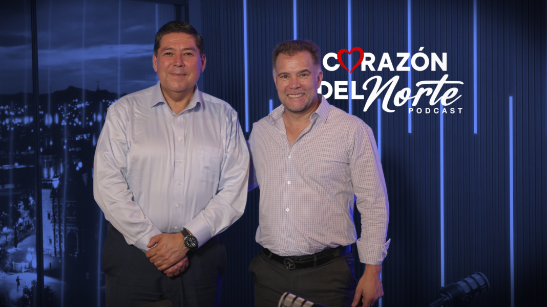 Antonio Valadez, presidente de CODER, durante entrevista sobre competitividad y desarrollo económico de Chihuahua.