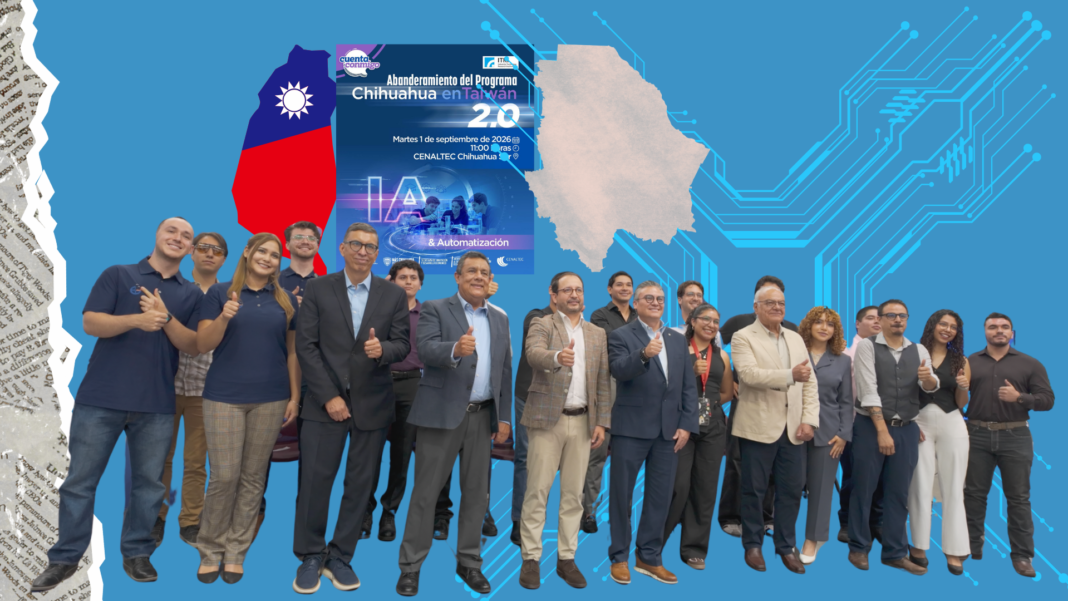 Quince jóvenes, 13 mil kilómetros y un futuro por construir 15 estudiantes de ingeniería durante el segundo abanderamiento del programa Chihuahua en Taiwán