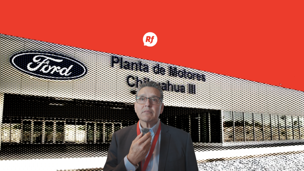 Aureliano Lugo, Plant Manager de Ford Motor, durante entrevista sobre productividad y competitividad industrial.