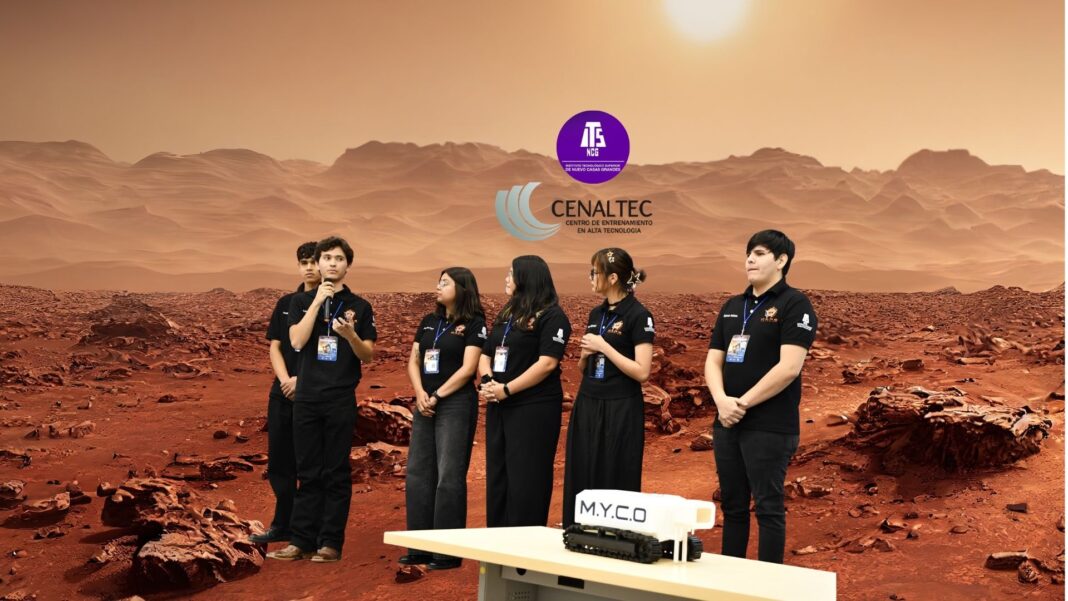De Nuevo Casas Grandes a España: estudiantes representarán a México en el Mars Challenge Estudiantes del Instituto Tecnológico Superior de Nuevo Casas Grandes durante la premiación del Reto Marte Chihuahua 2026.