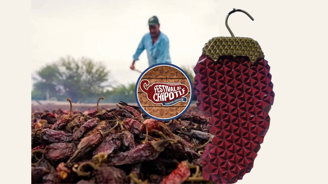Chipotle producido en Camargo, Chihuahua, como producto agroindustrial de la región centro-sur.