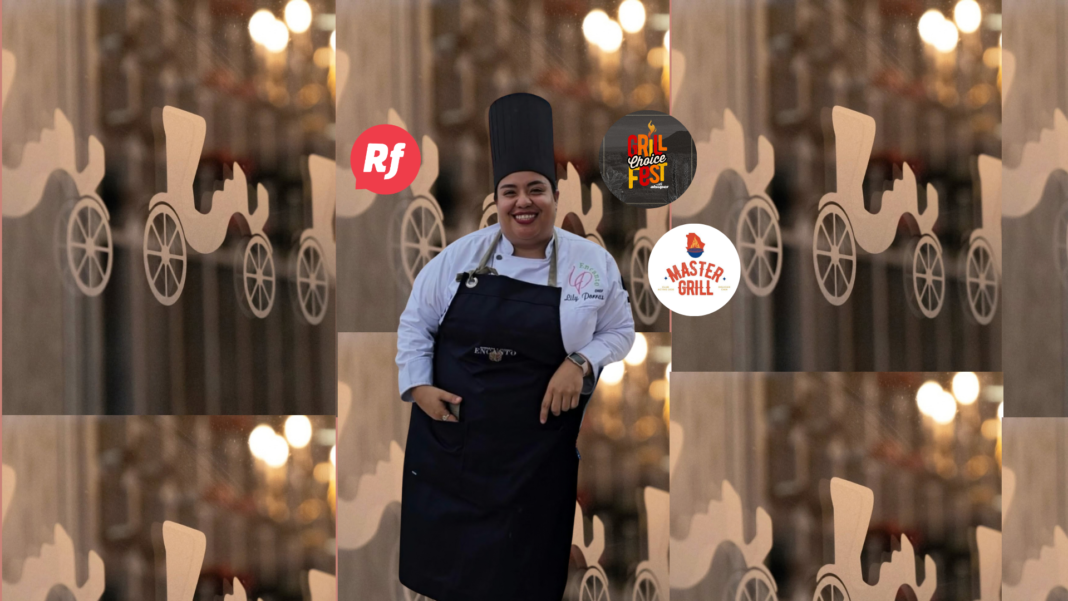 Liliana Porras, chef chihuahuense y Referente Gastronómico 2023, durante su trayectoria en la gastronomía.