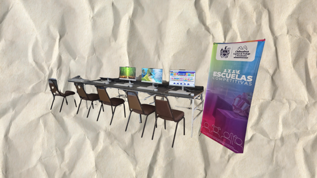 Escuelas públicas de Chihuahua seleccionadas para recibir equipamiento escolar mediante el programa Escuelas Competitivas 2026.
