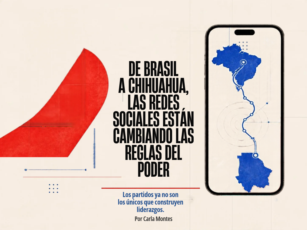 Influencers y redes sociales transforman los liderazgos políticos en Chihuahua y Brasil.